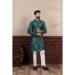 Picture of Admirable Cotton Forest Green Kurtas