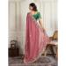 Picture of Enticing Georgette Rosy Brown Saree