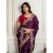 Picture of Admirable Georgette Purple Saree