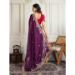 Picture of Admirable Georgette Purple Saree