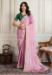 Picture of Statuesque Georgette Light Pink Saree