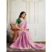 Picture of Statuesque Georgette Light Pink Saree
