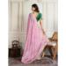 Picture of Statuesque Georgette Light Pink Saree