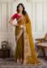 Picture of Marvelous Georgette Dark Golden Rod Saree