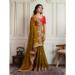 Picture of Marvelous Georgette Dark Golden Rod Saree
