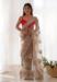 Picture of Stunning Net Beige Saree