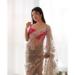 Picture of Stunning Net Beige Saree