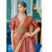 Picture of Comely Cotton & Linen Tan Saree