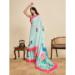 Picture of Well Formed Chiffon Powder Blue Saree