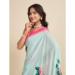 Picture of Well Formed Chiffon Powder Blue Saree
