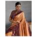 Picture of Exquisite Silk Indian Red Saree