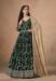 Picture of Marvelous Georgette Dark Green Party Wear Gown