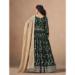 Picture of Marvelous Georgette Dark Green Party Wear Gown