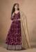Picture of Fine Georgette Maroon Party Wear Gown