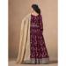 Picture of Fine Georgette Maroon Party Wear Gown