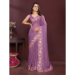 Picture of Pretty Georgette Rosy Brown Saree