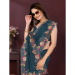 Picture of Ideal Georgette Dark Slate Grey Saree
