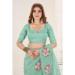 Picture of Pretty Chiffon Dark Sea Green Saree
