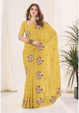 Picture of Admirable Chiffon Dark Salmon Saree