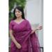 Picture of Delightful Net Purple Saree