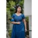 Picture of Bewitching Net Teal Saree
