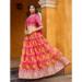 Picture of Appealing Silk Hot Pink Lehenga Choli