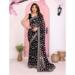 Picture of Ideal Georgette Black Saree