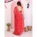 Picture of Pretty Georgette Crimson Saree