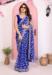 Picture of Delightful Georgette Dark Slate Blue Saree