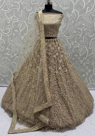 Picture of Admirable Net Grey Lehenga Choli