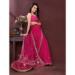 Picture of Appealing Georgette & Silk Hot Pink Saree