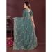 Picture of Wonderful Georgette & Silk Slate Grey Saree