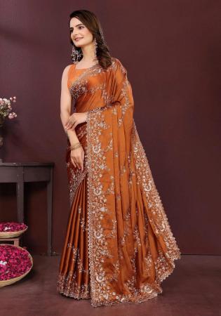 Picture of Amazing Georgette & Silk Sienna Saree