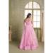 Picture of Nice Net Pale Violet Red Lehenga Choli