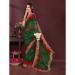 Picture of Wonderful Georgette Forest Green Saree