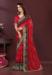 Picture of Nice Georgette Fire Brick Saree