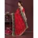 Picture of Nice Georgette Fire Brick Saree