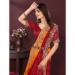 Picture of Pretty Georgette Maroon Saree