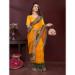 Picture of Amazing Georgette Orange Saree