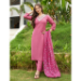 Picture of Rayon Pale Violet Red Readymade Salwar Kameez