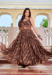 Picture of Pretty Georgette Sienna Readymade Gown