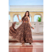Picture of Pretty Georgette Sienna Readymade Gown