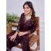 Picture of Radiant Rayon Saddle Brown Readymade Salwar Kameez