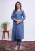 Picture of Rayon Light Slate Grey Readymade Salwar Kameez