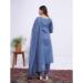 Picture of Rayon Light Slate Grey Readymade Salwar Kameez