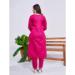 Picture of Amazing Rayon Deep Pink Readymade Salwar Kameez