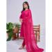 Picture of Amazing Rayon Deep Pink Readymade Salwar Kameez