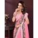 Picture of Grand Net Pale Violet Red Saree