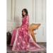 Picture of Sightly Net Pale Violet Red Saree