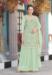 Picture of Georgette Dark Sea Green Straight Cut Salwar Kameez